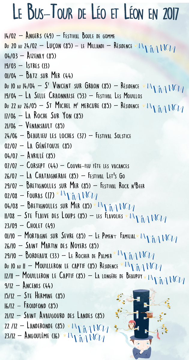 Tournée 2017 - Léo et Léon